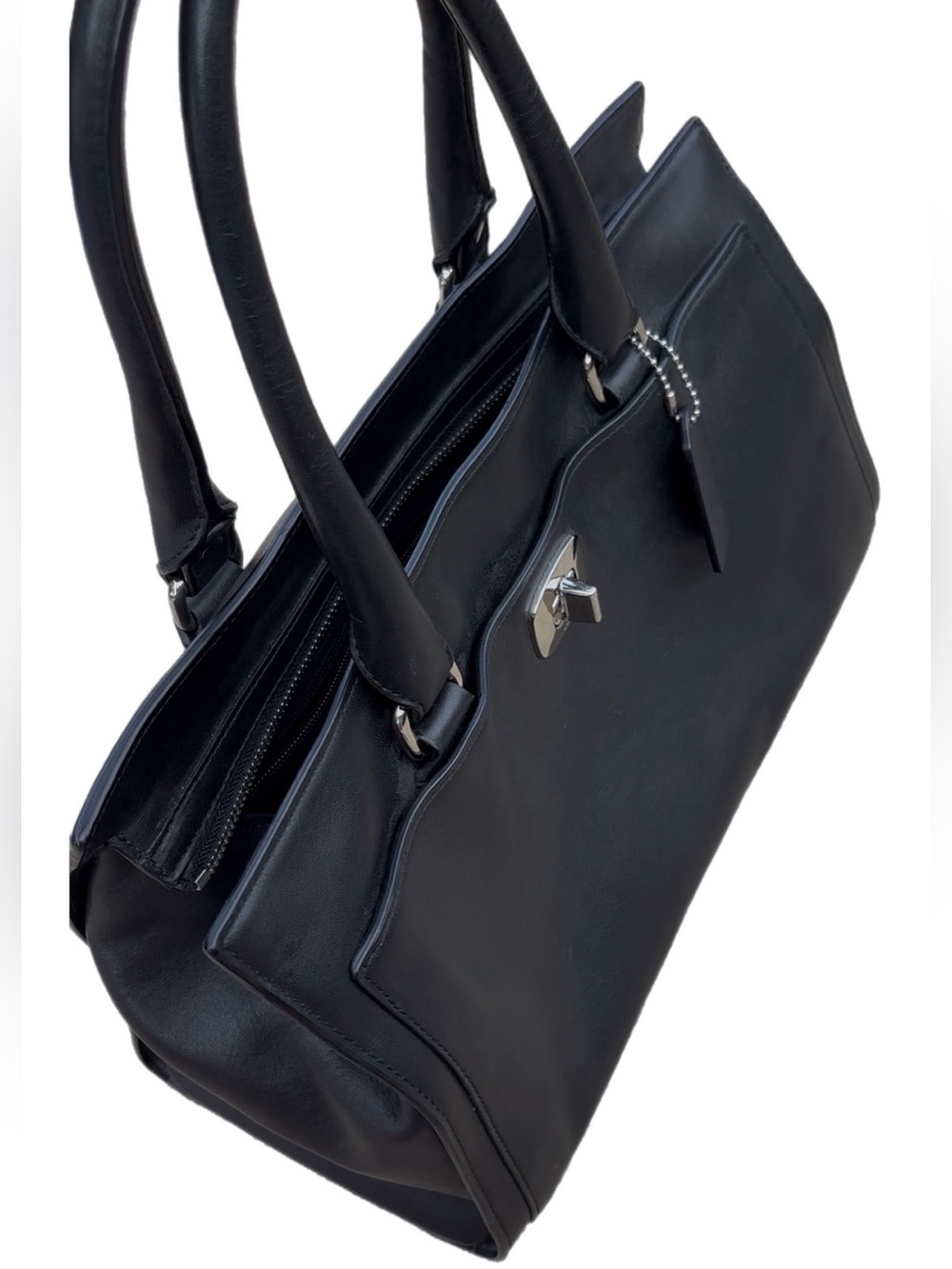 Coach | Legacy Chelsea Leather Carryall Satchel Black 25359